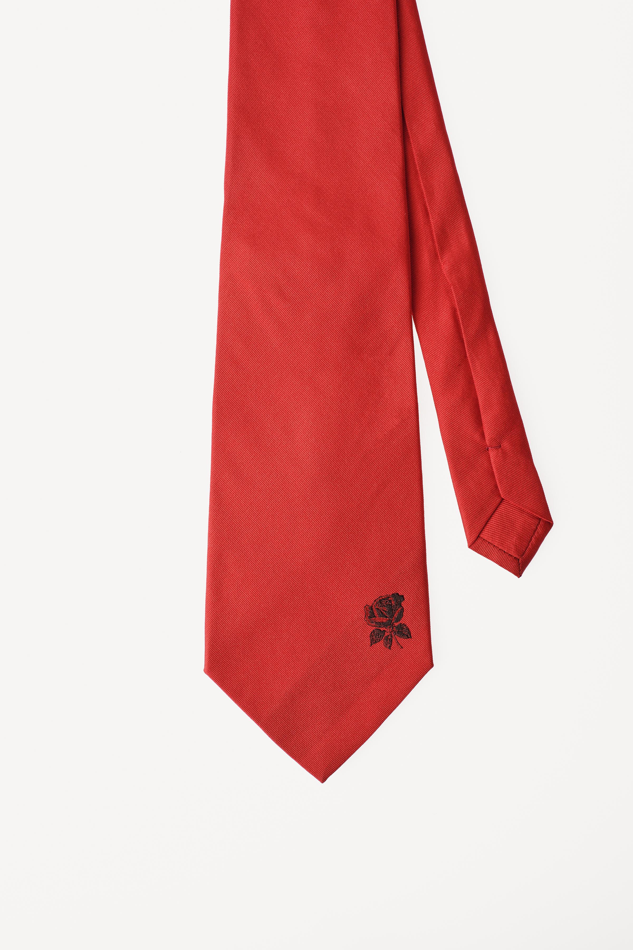 100% SILK EMBROIDERED TIE WILLY CHAVARRIA X ZARA